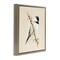 Stupell Industries Muted Watercolor Chickadee Floating Frame, design by Diannart